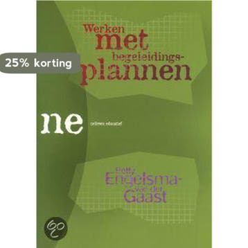 Werken met begeleidingsplannen / Nelissen educatief, Verzenden, B. Engelsma-van der Gaast
