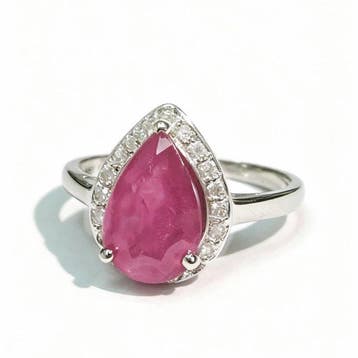 Zonder minimumprijs - Ring - 14 karaat Witgoud - 2.15ct. tw., Nieuw