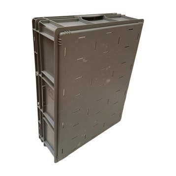 Stapelbak 800x600x220 mm euronorm geperforeerde bodem, Ophalen of Verzenden, Nieuw