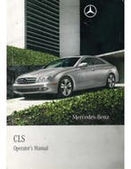 2009 MERCEDES BENZ CLS KLASSE INSTRUCTIEBOEKJE ENGELS (USA)