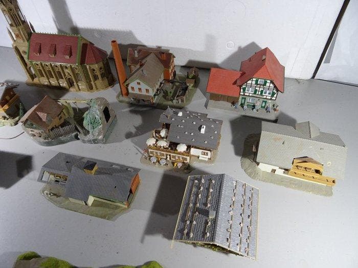 Faller, Kibri, diverse H0 - Modeltreinlandschap (11) -, Hobby & Loisirs créatifs, Trains miniatures | HO