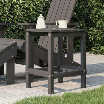 vidaXL Tuintafel Adirondack 38x38x46 cm HDPE, Tuin en Terras, Tuintafels, Verzenden, Nieuw