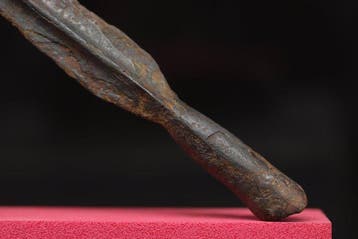 Viking (Noordisch) - IJzer Militaire speer - 19.1 cm (Zonder, Antiek en Kunst
