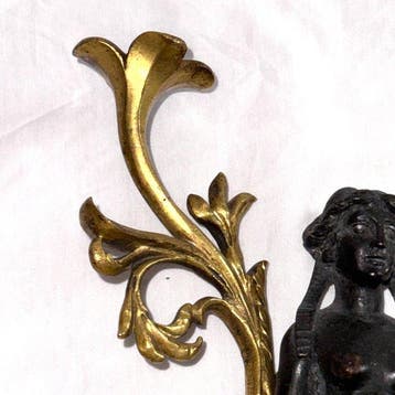 Petit bougeoir - bronze, laiton - Bougeoir en forme de