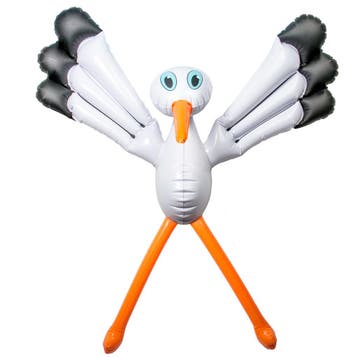 Raam Ooievaar Opblaasbaar 70cm, Verzenden, Nieuw