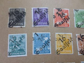 Occupation alliée - Allemagne (zone soviétique) 1948 -, Gestempeld