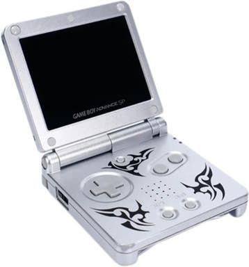 Nintendo Game Boy Advance SP Tribal Edition (Nette Staat), Games en Spelcomputers, Spelcomputers | Nintendo Game Boy, Ophalen of Verzenden