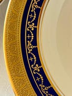 AYNSLEY, Georgian Cobalt - Plat (6) - Porcelaine, Antiquités & Art