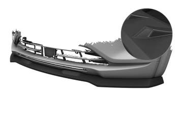 Cup spoilerlip met ABE voor Dacia Spring Electric CSL843-L, Verzenden
