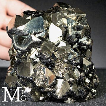Échantillon de collection - Pyrite avec marmatite – Mine