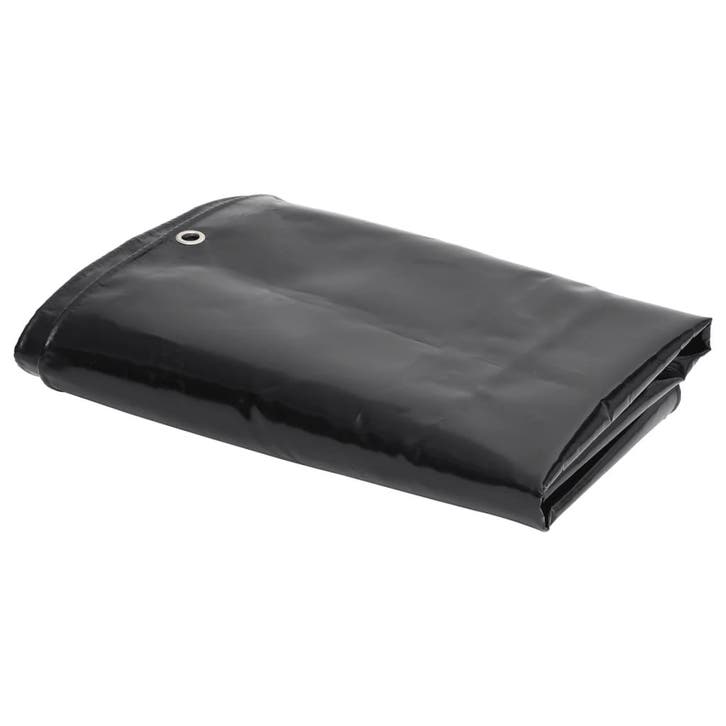 vidaXL Dekzeil 650 g/m² 4x4 m zwart, Doe-het-zelf en Bouw, Overige Doe-Het-Zelf en Bouw, Nieuw, Verzenden