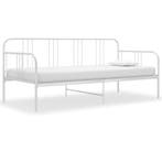 vidaXL Slaapbank metaal wit 90x200 cm, Verzenden, Nieuw