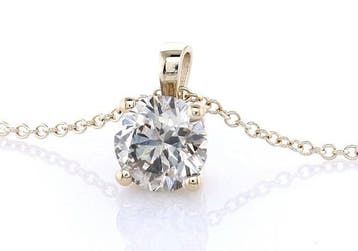 Zonder minimumprijs - Ketting met hanger - 14 karaat Geel