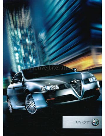 2005 ALFA ROMEO GT BROCHURE ENGELS, Livres