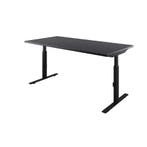 Verstelbaar bureau in hoogte - Zwart Bureaublad - Aanbieding, Verzenden, In hoogte verstelbaar, Nieuw
