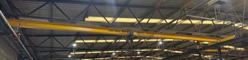 Demag enkelligger bovenloopkraan 15.124mm x 1.000kg 001670U, Doe-het-zelf en Bouw, Gereedschap | Overige machines, Ophalen, Gebruikt