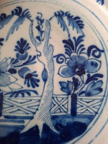 Delft, Plateelbakkerij - onbekend - Assiette - Delfts blauw, Antiquités & Art