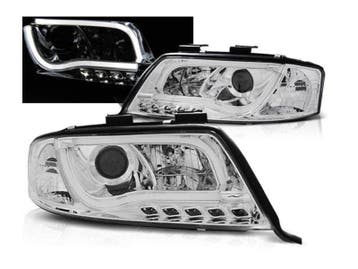 Koplampen LED Tube dagrijverlichting Chrome, Verzenden, Nieuw, Audi