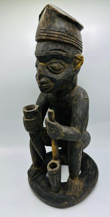 groot oud Bamiléké beeld - Yoruba - Centraal-Afrikaanse, Antiek en Kunst