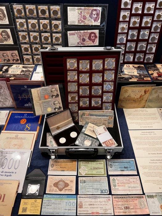 Italië, San Marino, Vaticaan. 1948/1999 Collezione, Postzegels en Munten, Munten | Europa | Niet-Euromunten