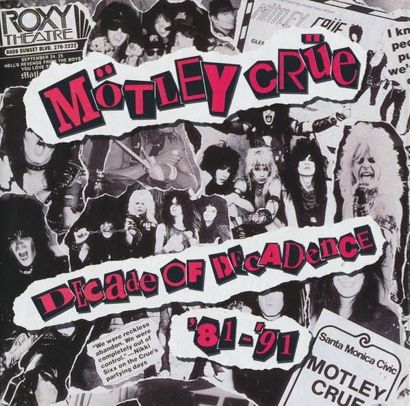 Mötley Crüe - Decade Of Decadence 81-91, Cd's en Dvd's, Cd's | Pop, Gebruikt, Verzenden
