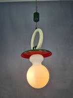 Lampe à suspendre - Tétine – Style Space Age - Laiton,