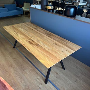 bert plantagie Eettafel Remo - Ongebruikt, Verzenden, Zo goed als nieuw, Eikenhout, 200 cm of meer