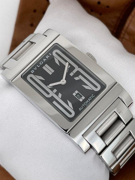 Bvlgari - Rettangolo Automatic - Sans prix de réserve -, Bijoux, Sacs & Beauté, Montres | Hommes