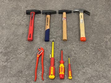 Veiling - Bevestiging- en demontage set 8-delig, Doe-het-zelf en Bouw, Gereedschap | Handgereedschap, Nieuw