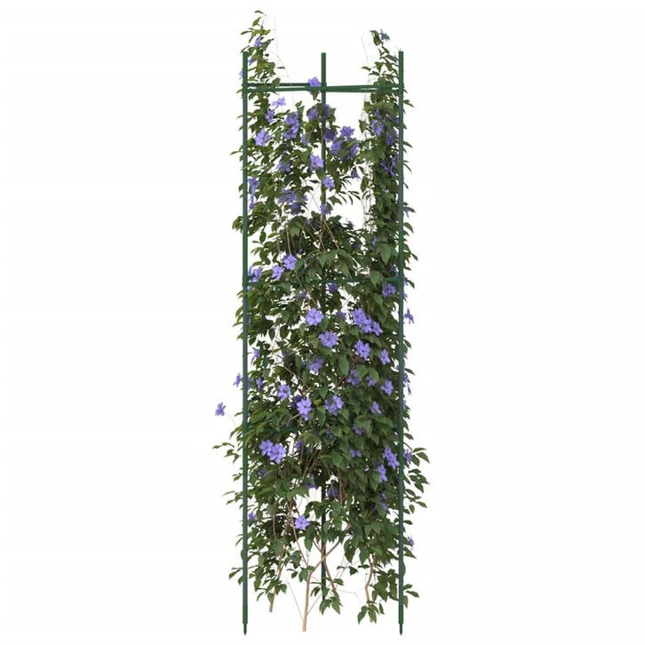 vidaXL Tomatenkooien 6 st 116 cm staal en polypropeen, Tuin en Terras, Bloembakken en Plantenbakken, Nieuw, Verzenden