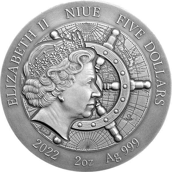 Niue. 5 Dollars 2022 San Jose Grand - Shipwrecks in a, Postzegels en Munten, Munten | Europa | Niet-Euromunten