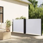 vidaXL Windscherm uittrekbaar 140x600 cm wit, Jardin & Terrasse, Verzenden