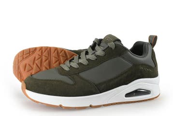 Skechers Sneakers in maat 43 Groen, Kleding | Heren, Schoenen, Overige kleuren, Verzenden, Zo goed als nieuw, Skechers