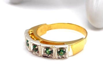 Zonder minimumprijs - Eeuwigheidsring - 9 kt. Geel goud,