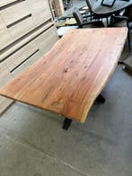 Boomstamtafel, acaciahout (nieuw, outlet), Huis en Inrichting, Tafels | Eettafels, Nieuw, Overige houtsoorten