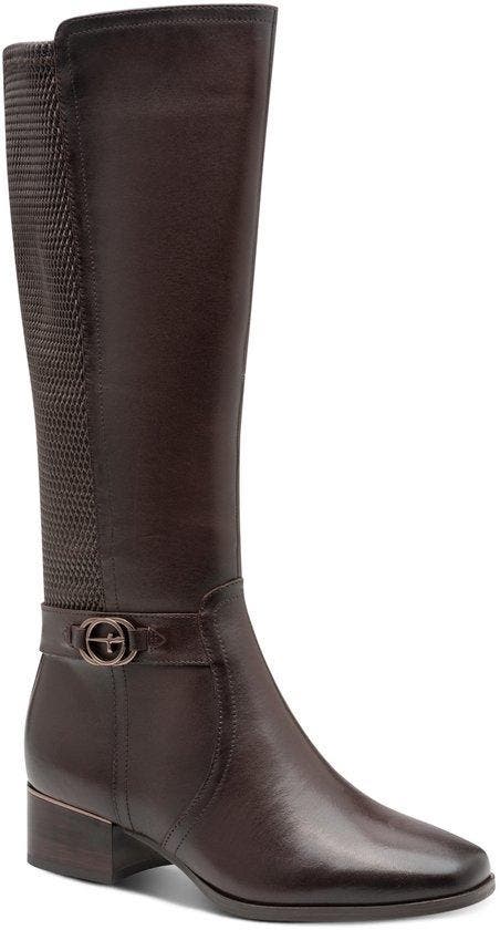 Tamaris Essentials Dames Laarzen Comfort  - Espresso Maat 37, Kleding | Dames, Schoenen, Nieuw, Verzenden