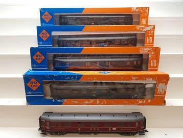 Roco H0 - 4291/4293 - Modeltrein personenwagen (5) - 5x