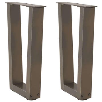 vidaXL Salontafelpoten 2 st V-vormig 28x(42-43,3) cm staal, Verzenden