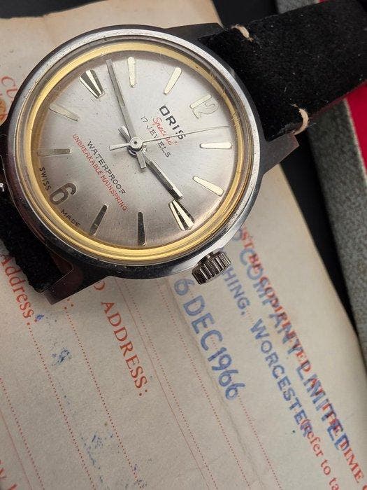 Oris - SPECIAL model - WARRANTY 1966 + Original Box - Zonder, Handtassen en Accessoires, Horloges | Heren