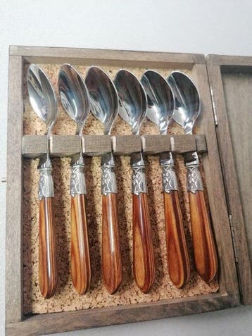 Coutellerie YTOURNEL - Koffielepel (6) - Stamina hout