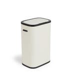Poubelle avec ouverture à pression - 60 l - blanc crème - 42, Verzenden, Neuf