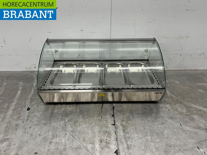 RVS Saro Warmhoudvitrine 46 liter 230V Horeca, Zakelijke goederen, Horeca | Keukenapparatuur, Ophalen of Verzenden