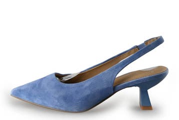 Manfield Slingbacks in maat 37 Blauw, Kleding | Dames, Manfield, Gedragen, Verzenden, Blauw
