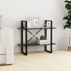 vidaXL Boekenkast met 2 schappen 80x30x70 cm bewerkt hout, Huis en Inrichting, Verzenden, Nieuw