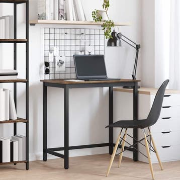 vidaXL Tafel Rook Eiken 100 x 50 x 76,5 cm Engineered hout, Huis en Inrichting, Bureaus, Verzenden, Nieuw