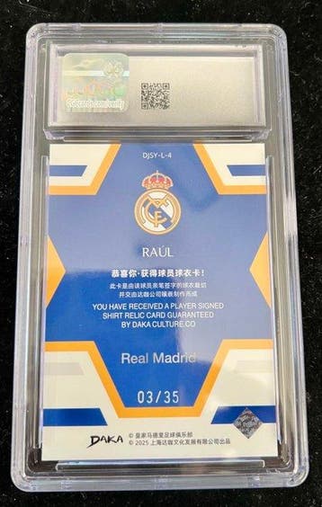 2024/25 DAKA DAKA Raul DJSY-L-4 Carte souvenir, Carte, Nieuw