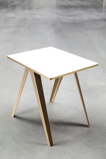 Serax Tafel Sanba Goud Wit - Eettafel - Nieuw in verpakking, Verzenden, Klassiek, Nieuw, 50 tot 100 cm