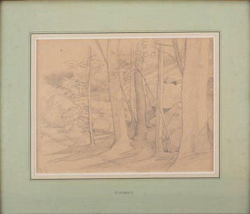 Gustave Courbet (1819-1877) et atelier - Forêt