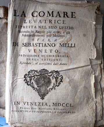 Sebastiano Melli - La Comare Levatrice istruita nel suo