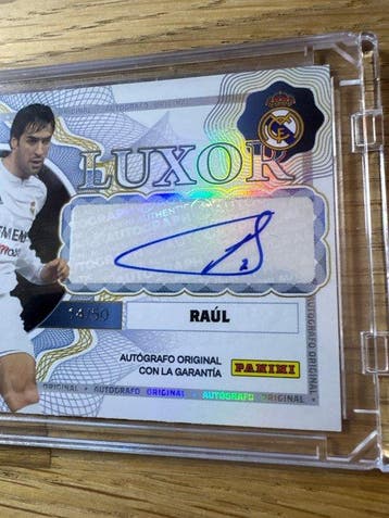 2025/2026 Panini Panini Club Real Madrid Raúl 14/50 Carte